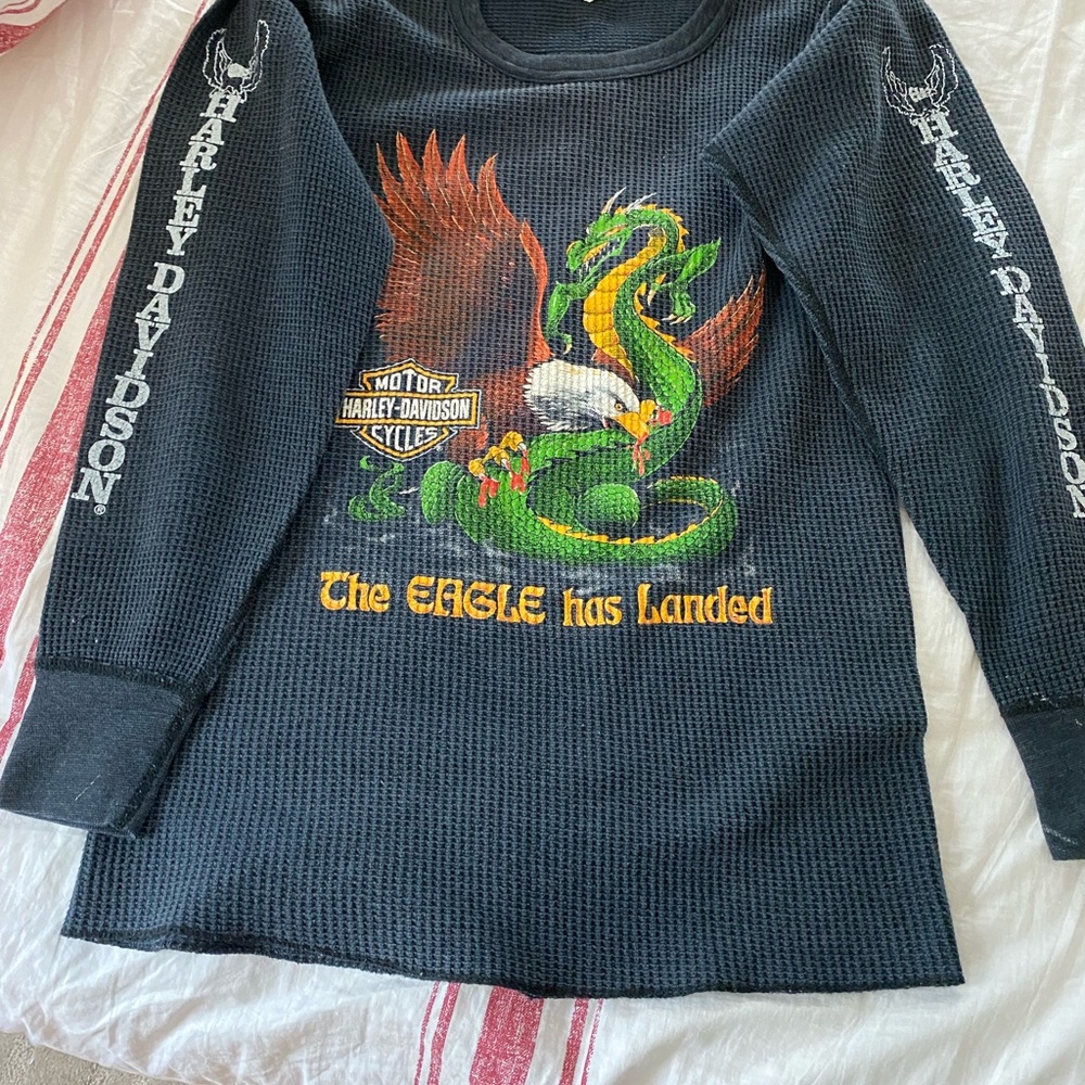 Vintage Harley Davidson thermal